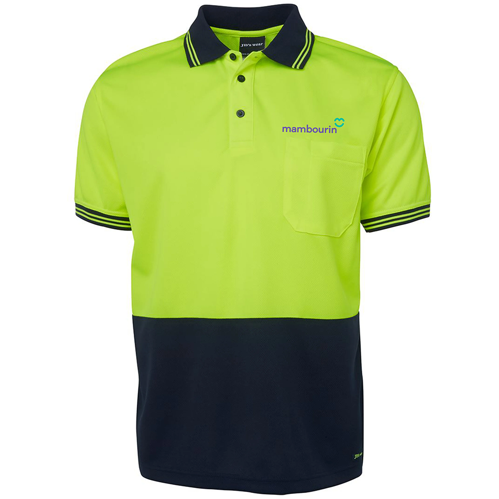 Hi Vis Polo Short Sleeve
