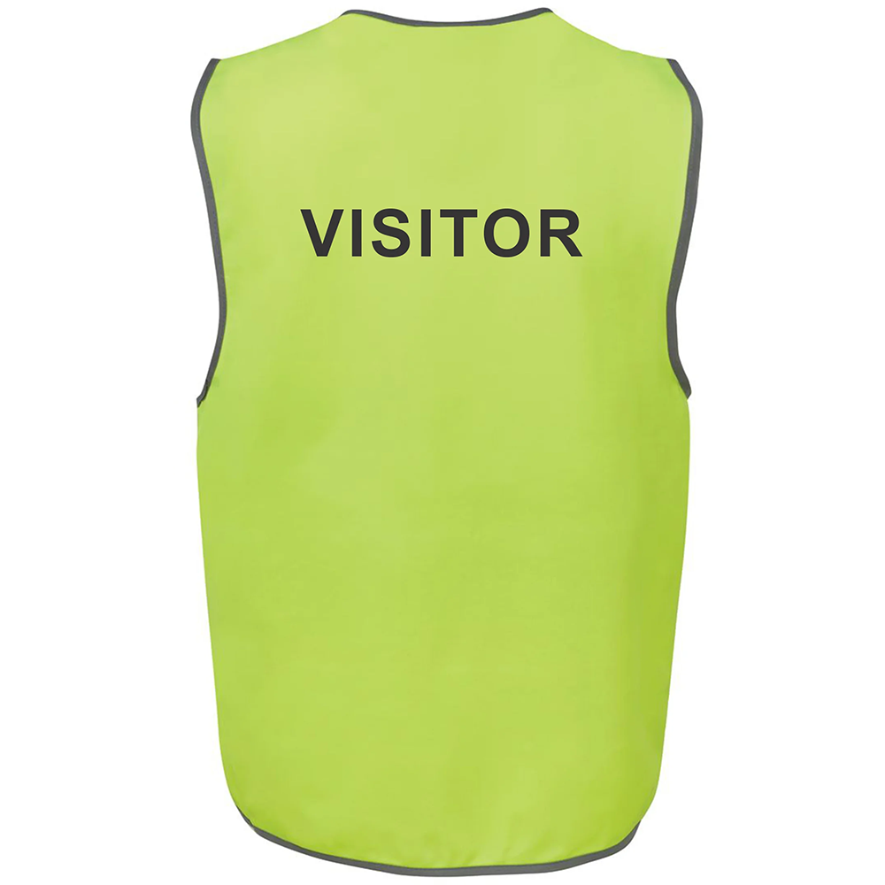 Hi Vis Safety Vest Visitors - Image 3